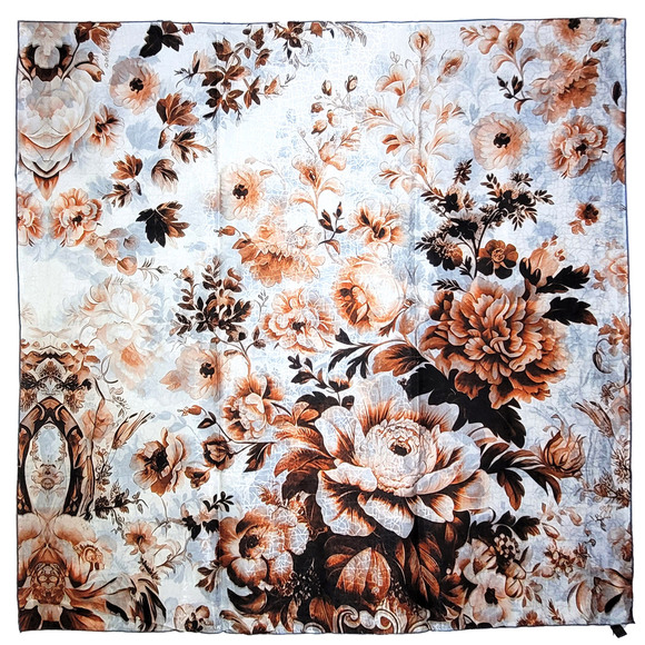 NWT Double Sided Silk Scarf 52